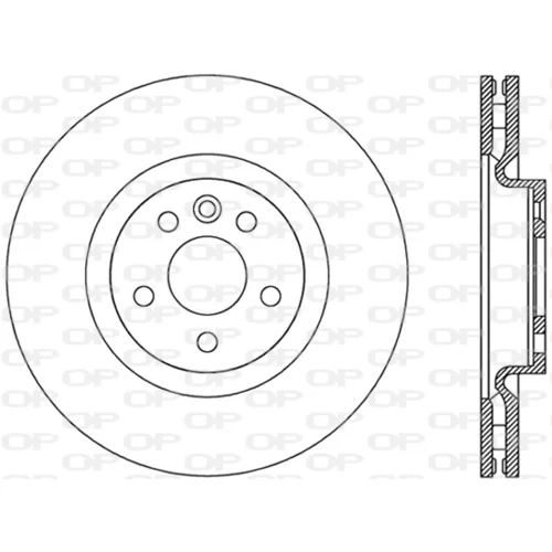 Brzdový kotúč OPEN PARTS BDR2828.20