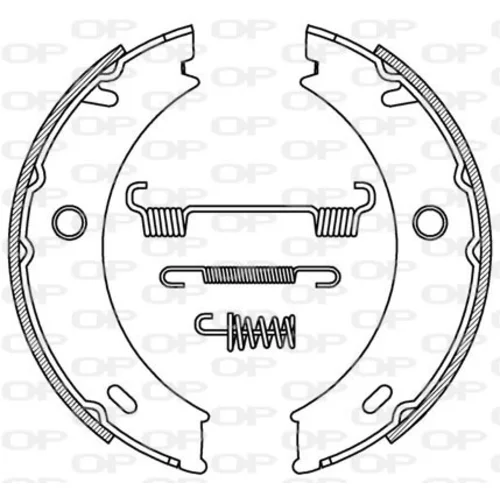 Sada brzdových čeľustí OPEN PARTS BSA2196.00