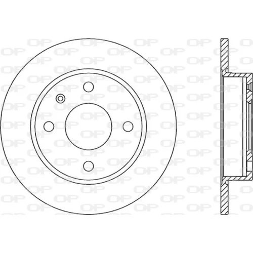 Brzdový kotúč OPEN PARTS BDA1175.10