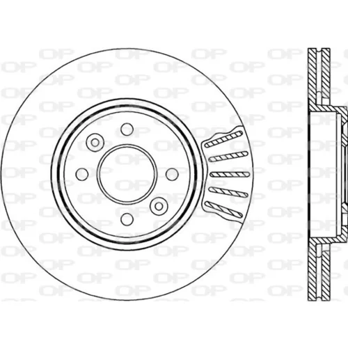 Brzdový kotúč OPEN PARTS BDA1815.20