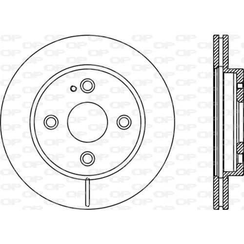 Brzdový kotúč OPEN PARTS BDA2894.20