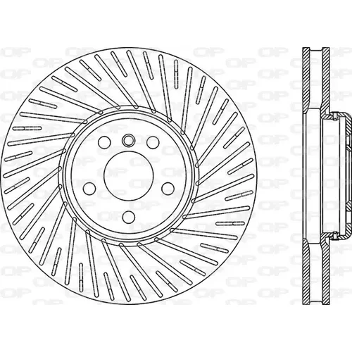 Brzdový kotúč OPEN PARTS BDC2858.20