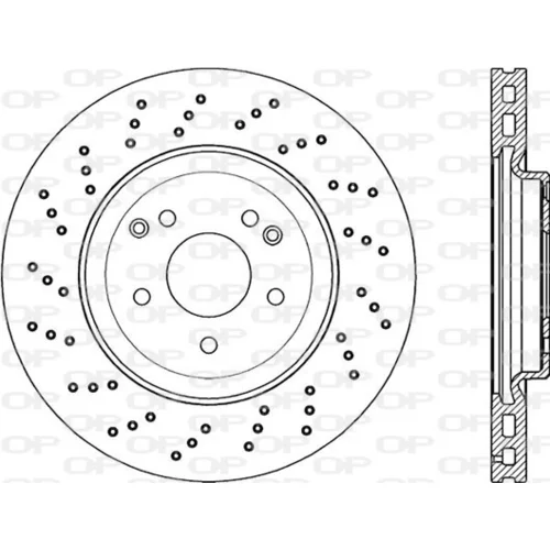 Brzdový kotúč OPEN PARTS BDR2244.25
