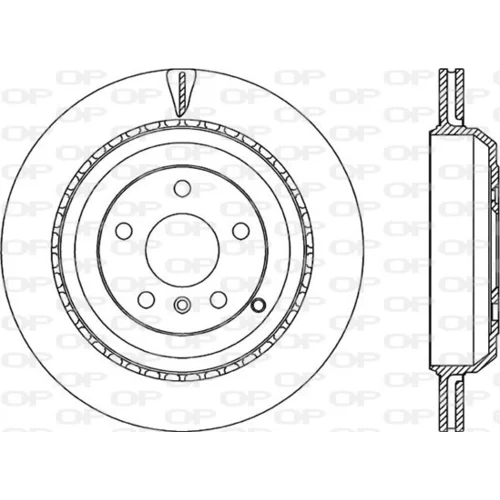 Brzdový kotúč OPEN PARTS BDR2297.20