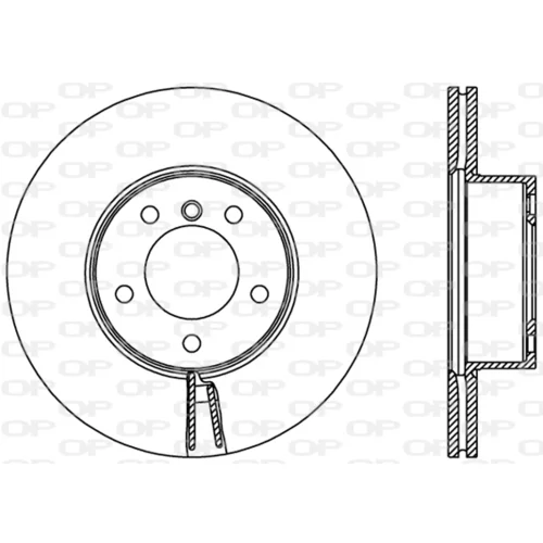 Brzdový kotúč OPEN PARTS BDR2429.20