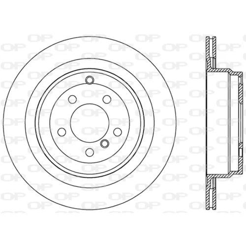 Brzdový kotúč BDR2506.20 (OPEN PARTS)