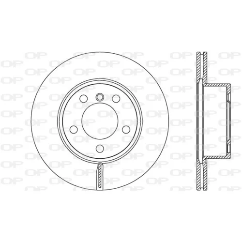 Brzdový kotúč OPEN PARTS BDR2622.20