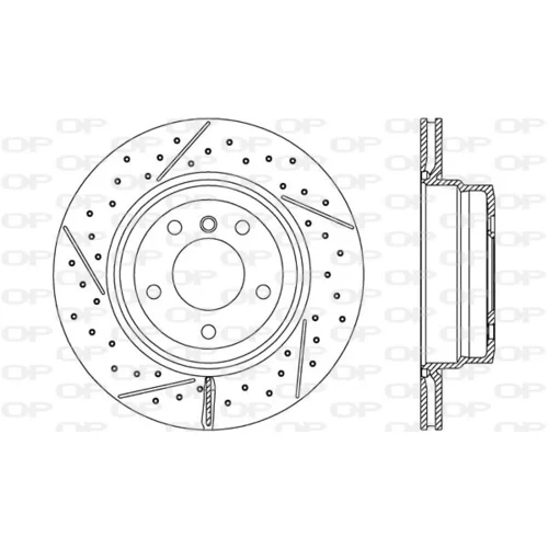 Brzdový kotúč OPEN PARTS BDR2757.20