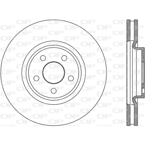 Brzdový kotúč OPEN PARTS BDR2787.20