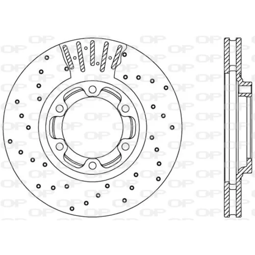 Brzdový kotúč OPEN PARTS BDRS2122.25