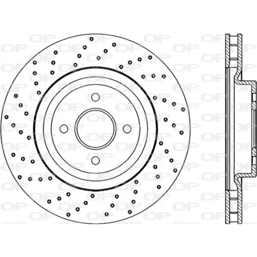 Brzdový kotúč OPEN PARTS BDRS2225.25