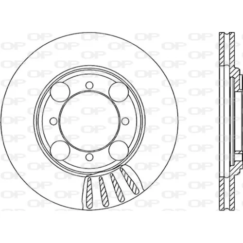 Brzdový kotúč OPEN PARTS BDA1193.20