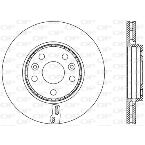 Brzdový kotúč OPEN PARTS BDA2529.20