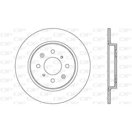 Brzdový kotúč OPEN PARTS BDA2638.10