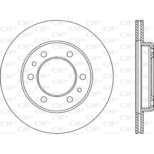 Brzdový kotúč OPEN PARTS BDR1527.20