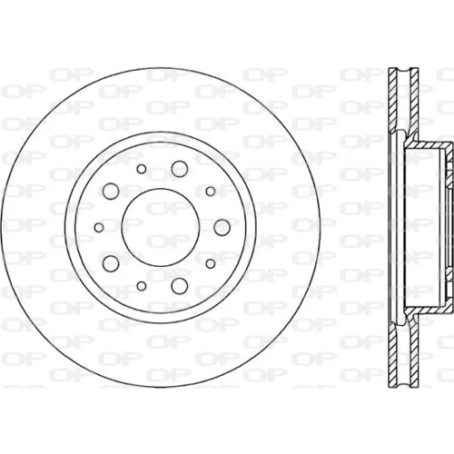Brzdový kotúč BDR1611.20 (OPEN PARTS)