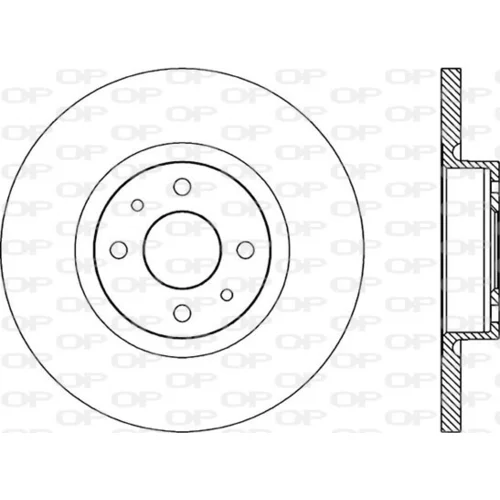 Brzdový kotúč OPEN PARTS BDR1740.10