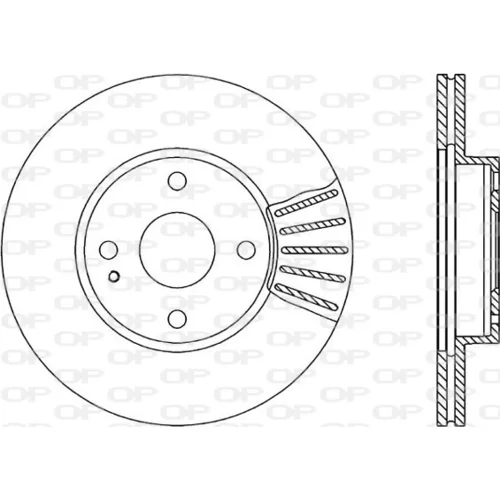 Brzdový kotúč OPEN PARTS BDR1780.20