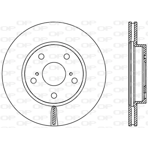 Brzdový kotúč OPEN PARTS BDR2423.20