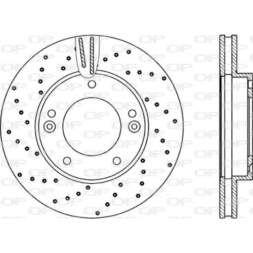 Brzdový kotúč OPEN PARTS BDRS2240.25