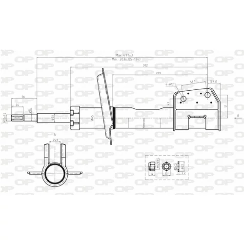 Tlmič pérovania SAB8017.11 (OPEN PARTS)