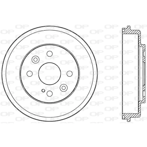 Brzdový bubon OPEN PARTS BAD9085.10