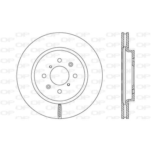 Brzdový kotúč OPEN PARTS BDA2659.20