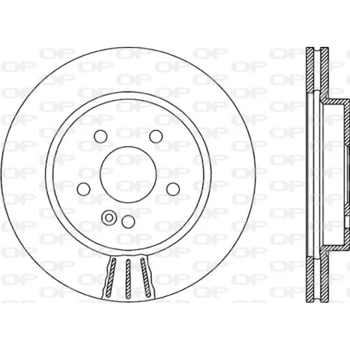 Brzdový kotúč OPEN PARTS BDR1915.20