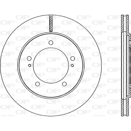 Brzdový kotúč OPEN PARTS BDR2273.20