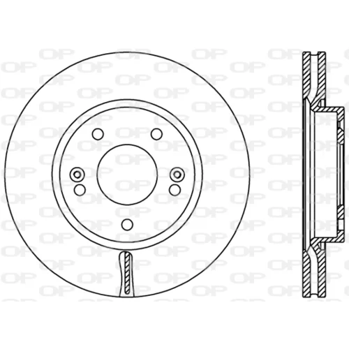 Brzdový kotúč OPEN PARTS BDR2443.20