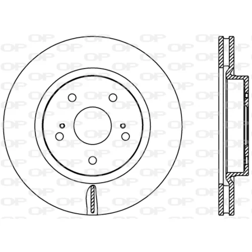 Brzdový kotúč OPEN PARTS BDR2447.20