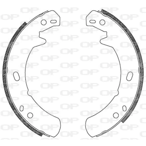 Sada brzdových čeľustí OPEN PARTS BSA2118.00