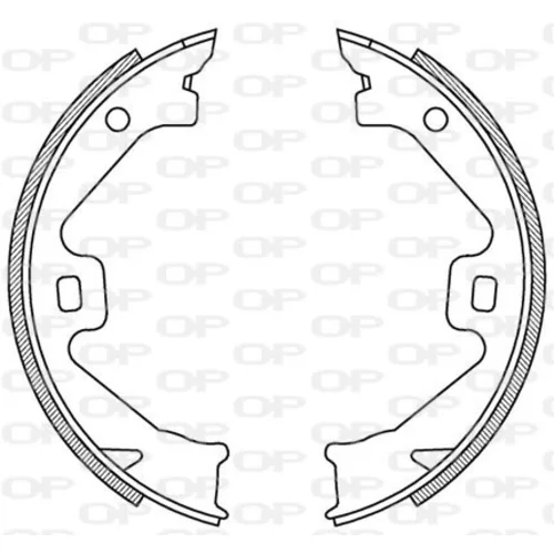 Sada brzdových čeľustí OPEN PARTS BSA2186.00