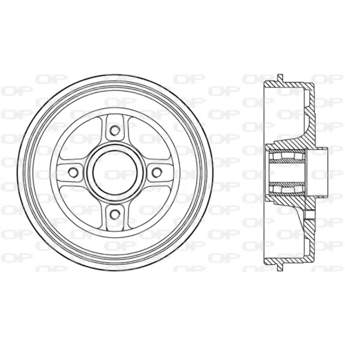 Brzdový bubon OPEN PARTS BAD9088.31