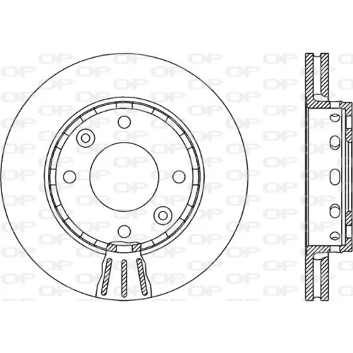 Brzdový kotúč OPEN PARTS BDA1886.20