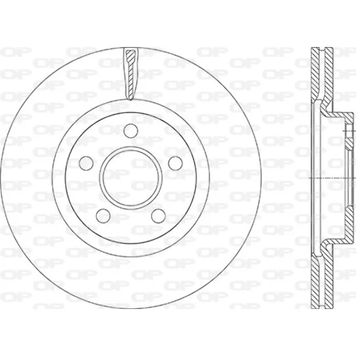 Brzdový kotúč OPEN PARTS BDA2928.20