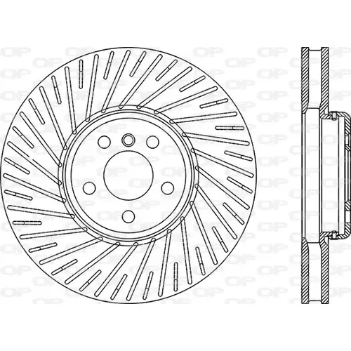 Brzdový kotúč OPEN PARTS BDC2857.20