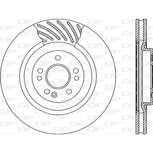Brzdový kotúč OPEN PARTS BDR1933.20