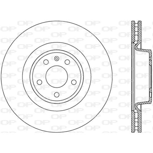 Brzdový kotúč OPEN PARTS BDR2784.20