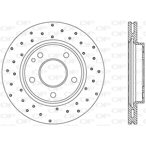 Brzdový kotúč OPEN PARTS BDRS1700.25