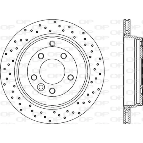 Brzdový kotúč OPEN PARTS BDRS2256.25
