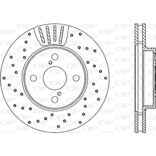 Brzdový kotúč OPEN PARTS BDRS2292.25