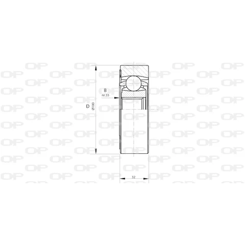 Sada kĺbov hnacieho hriadeľa OPEN PARTS CVJ5408.20