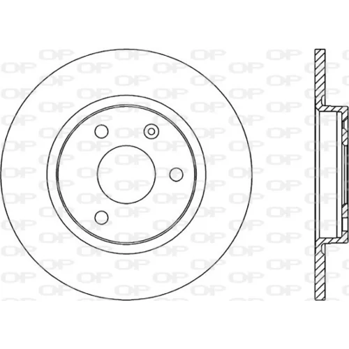 Brzdový kotúč OPEN PARTS BDA1111.10