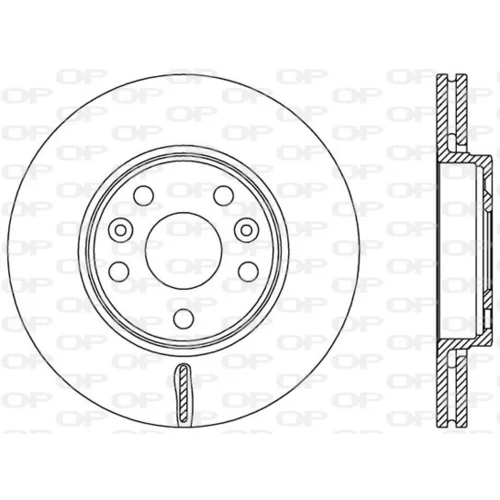 Brzdový kotúč OPEN PARTS BDA2528.20