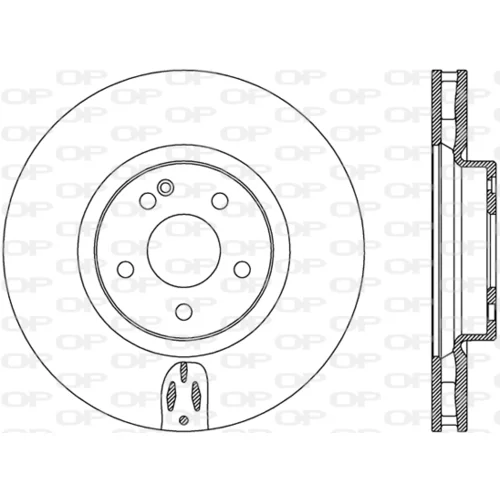 Brzdový kotúč OPEN PARTS BDA2779.20