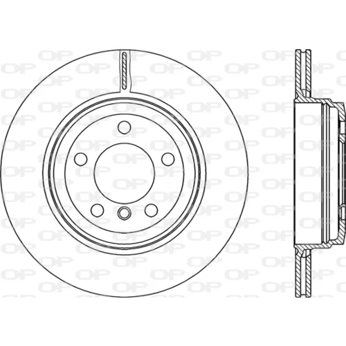 Brzdový kotúč OPEN PARTS BDR2221.20