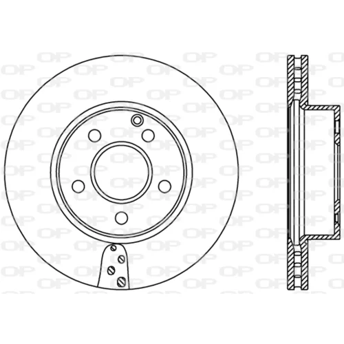 Brzdový kotúč OPEN PARTS BDR2391.20