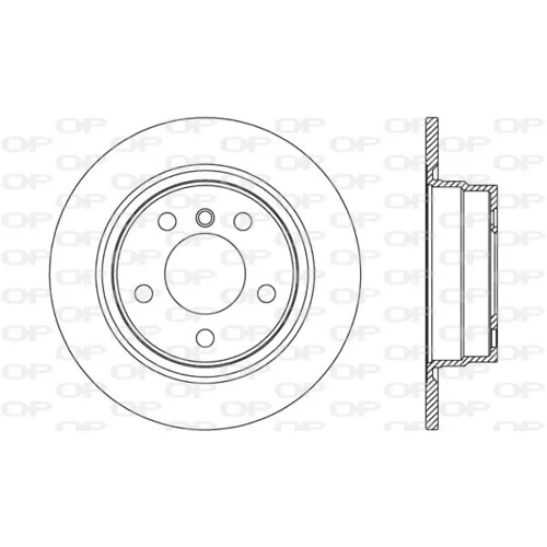 Brzdový kotúč OPEN PARTS BDR2623.10