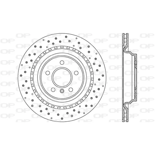 Brzdový kotúč OPEN PARTS BDR2699.20